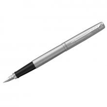 Ручка перьевая Parker "Jotter Stainless Steel CT" 1,0мм, подар. уп.